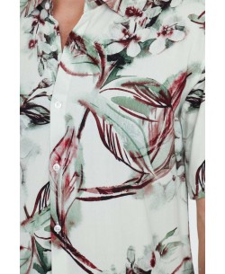 VS-50-6 Chemisette viscose en DIGITAL PRINTS relax fit
