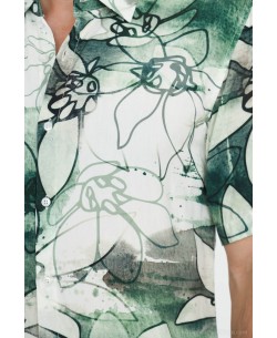 VS-50-8 Chemisette viscose en DIGITAL PRINTS relax fit