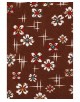 SLIM5037-13 Chemise terracotta slim fit motifs FEERICO