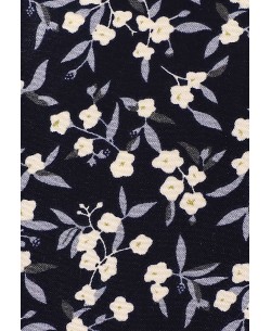 SLIM5044-11 Slim fit blue shirt MEDULLA prints