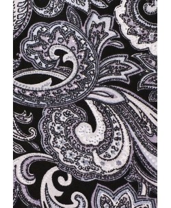 SLIM5044-02 Slim fit blue shirt RICAMI prints
