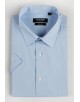 SLIM5301-78 Chemisette bleu ciel slim fit