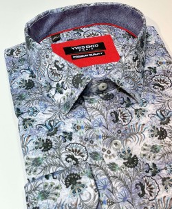 T-C61-17 STRETCH shirt digital prints comfort fit