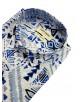 Chemise à motifs en voile de coton