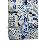 Chemise à motifs en voile de coton