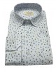 Chemise à motifs en voile de coton