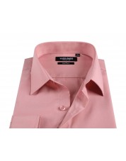 YE-283 Chemise rose coupe confort