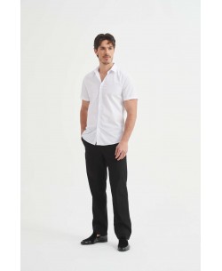 YE-2309 Chemisette blanche en confort fit