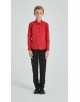 KIDS-901-22 Chemise rouge enfants de 6 à 16 ans