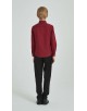 KIDS-901-73 Chemise rouge bordeaux enfants de 6 à 16 ans