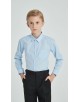 KIDS-901-78 Chemise bleu ciel enfants de 6 à 16 ans