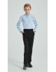 KIDS-901-78 Chemise bleu ciel enfants de 6 à 16 ans