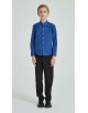 KIDS-901-8 Chemise bleu royal pour enfant de 6 à 16 ans