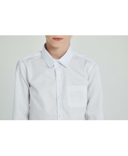 KIDS-901-99 White kids shirts 6 to 16 years