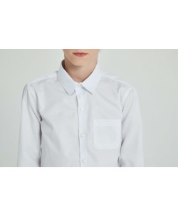 KIDS-901-99 Chemise blanche enfants de 6 à 16 ans