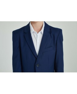 K/COS-0992 2 pcs kids suit in navy blue 4 to 16 years