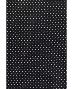 SLIM5031-5 Black & white shirt DOTS prints slim fit
