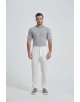 LP-20301-01 Pantalon lin en blanc (T38 à T50)