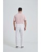 LP-20301-03 Pantalon lin en blanc optique (T38 à T50)