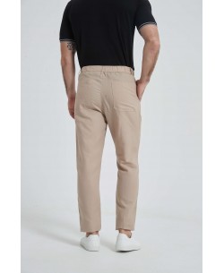 LP-20301-08 Beige linen pant (T38 to T50)