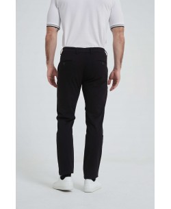 YE-807-01 Stretch chino pant in black (T38 to T50)