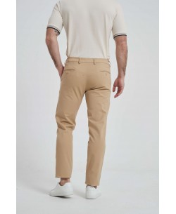 YE-807-05 Stretch chino pant in beige (T38 to T50)