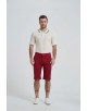 YE-809-03 Bermuda chino stretch rouge (T38 à T50)