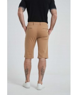 YE-809-09 Bermuda chino stretch camel (T38 à T50)