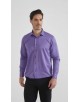 SAT200-106 Chemise violette en confort fit