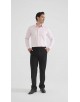 SAT200-12 Chemise rose en confort fit