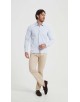 SAT200-14 Chemise bleu ciel en confort fit