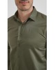 SAT200-44 Chemise vert kaki en confort fit