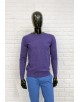 YE-6729-7 Crew neck purple washed jumper