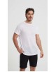 23501-02 T-shirt off white en lin